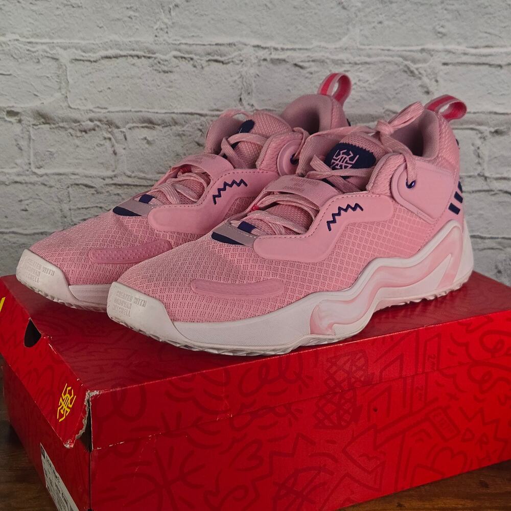 Adidas DON Issue 3 Pink Basketball Shoes Men's 12 GY0310 With Box